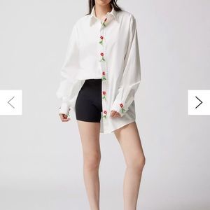 Sister Jane NWT Penny Embellished Shirt Dress